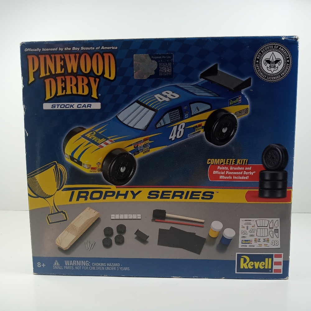 Pinewood Derby Stock Car Complete Assembly Kit